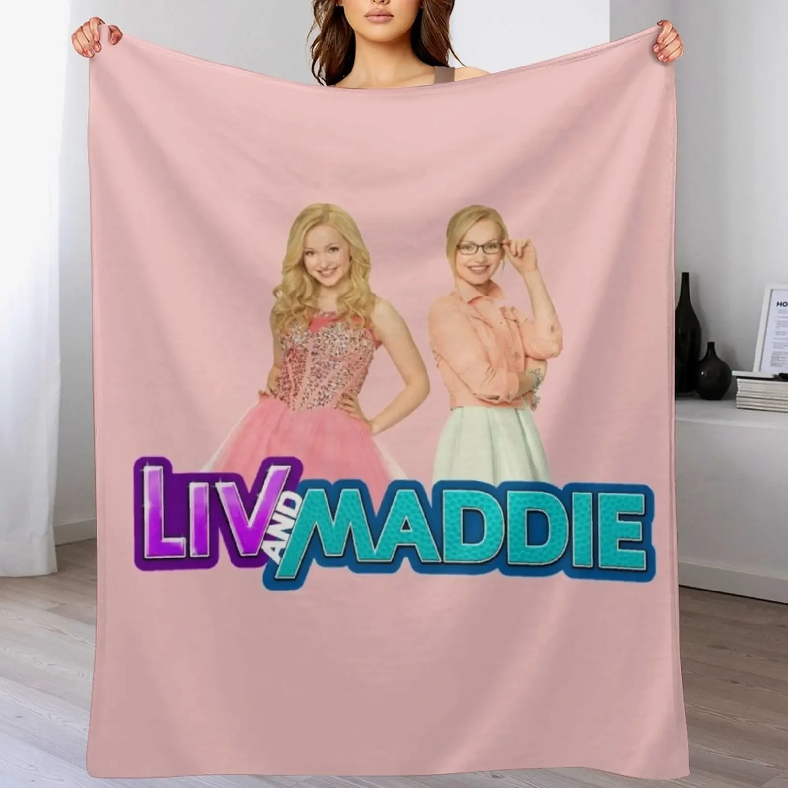 Liv and Maddie Throw Blanket Softest Kid'S Beach Decorative Sofas Blankets