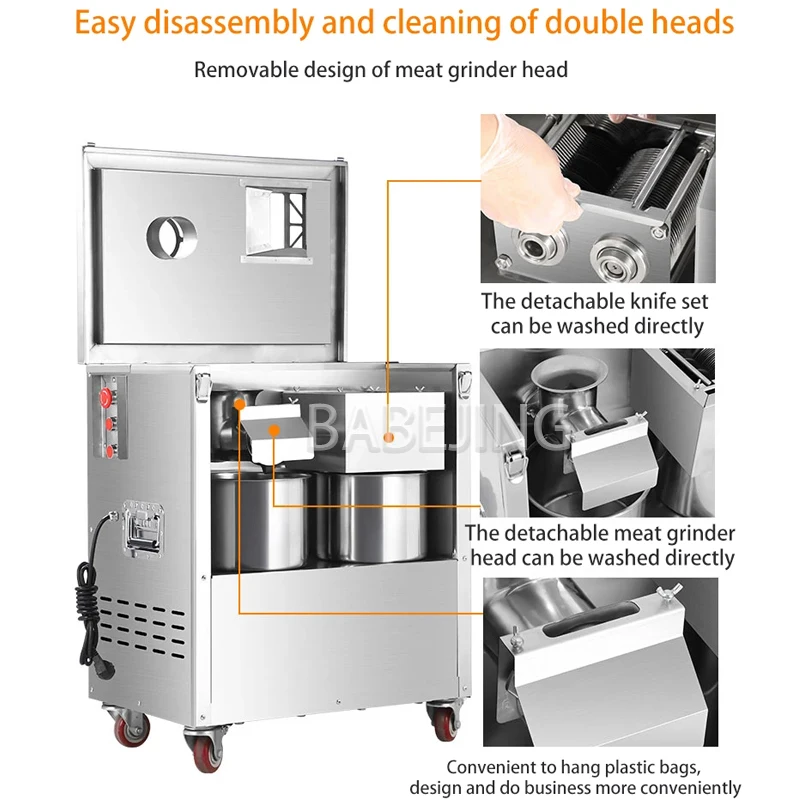 The Best Commercial Meat Cutter, Efficient Meat Grinder, Restaurant Chef's Lamb Cutting Machine