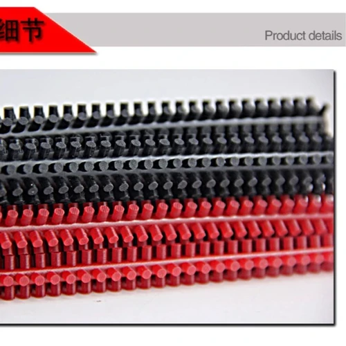 Imagen 2 del producto Goma de tenis de mesa alemana REACH, OX rojo/negro, 3,0mm de altura, partículas grandes, espinillas largas, hoja de goma para tenis de mesa, rotación fuerte