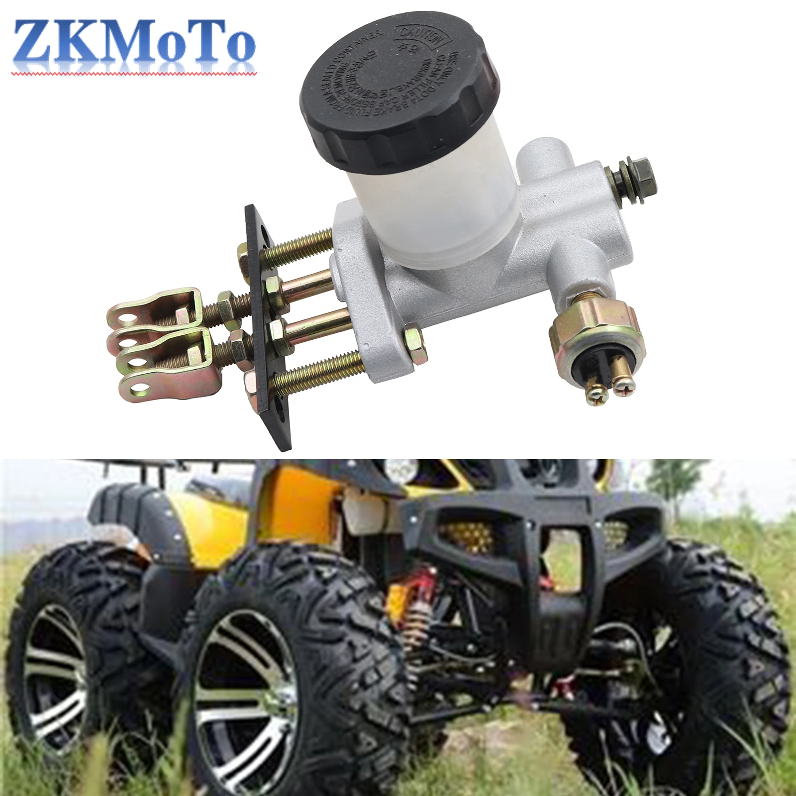 

ATV Quad UTV Dune Go Kart Buggy one drag three foot Rear Hydraulic Brake Pump Master Cylinder parking disc brake pump