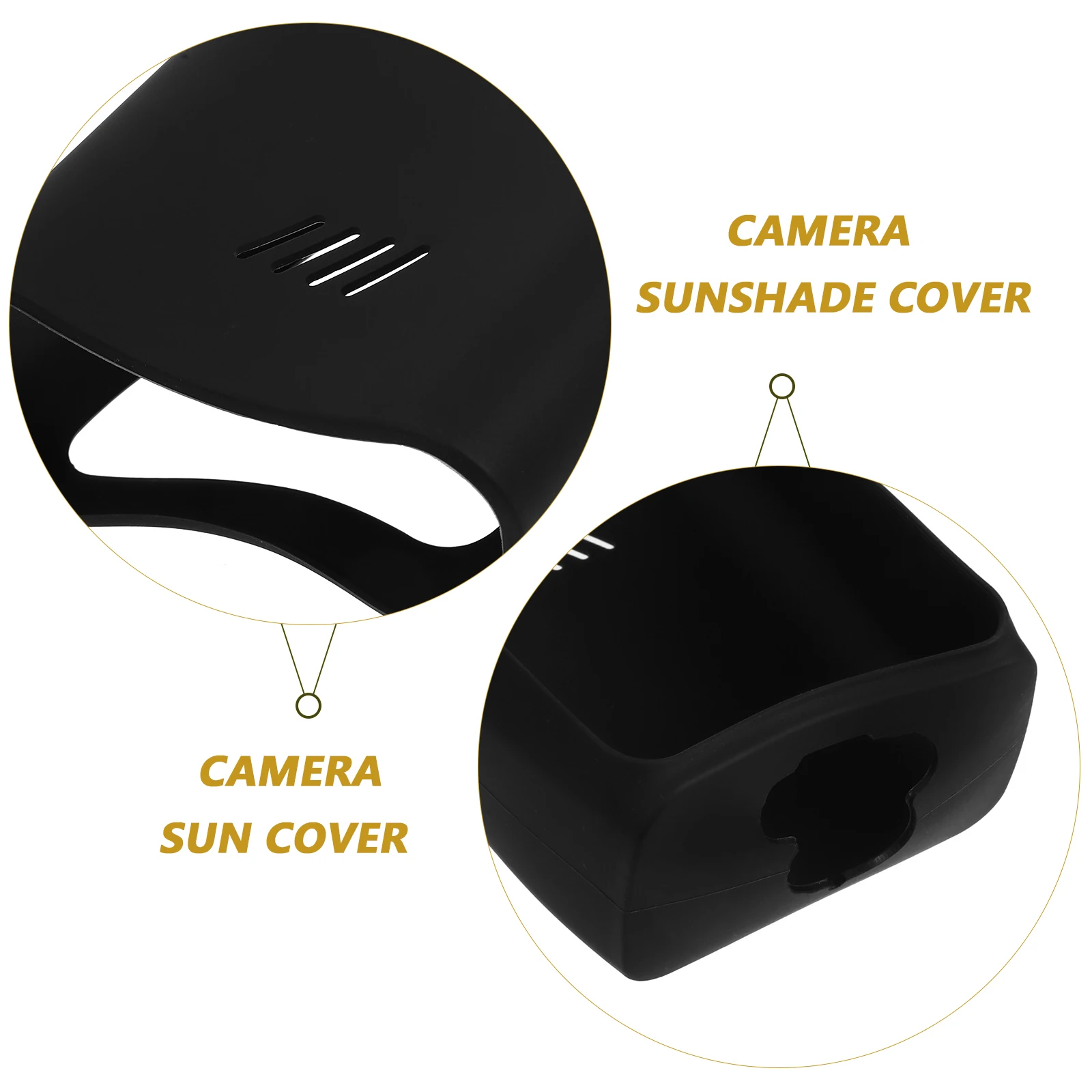 

Silicone Camera Case for S230 S40 Black Weatherproof Protective Cover Sunshade Outdoor Indoor Camera Accessories Monitor