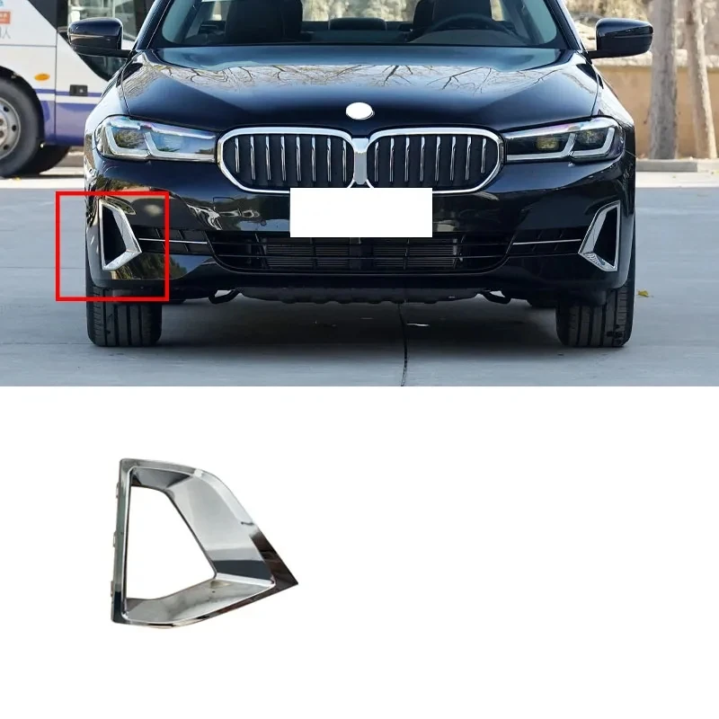 Front bumper electroplated frame grille vent decorative cover For BMW 5 Series G31G38 530 525li 535Li 2021 2022