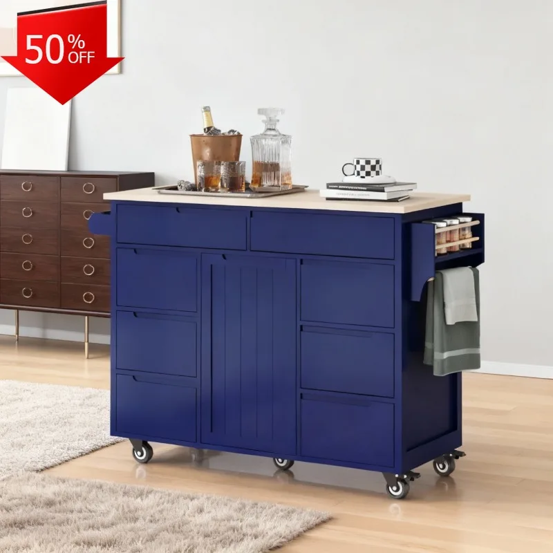 

Kitchen Storage Trolley Kitchen Auxiliary Furniture Handcart Multifunctional Cart Shelf Organizer Island Organizers Hand Cabinet