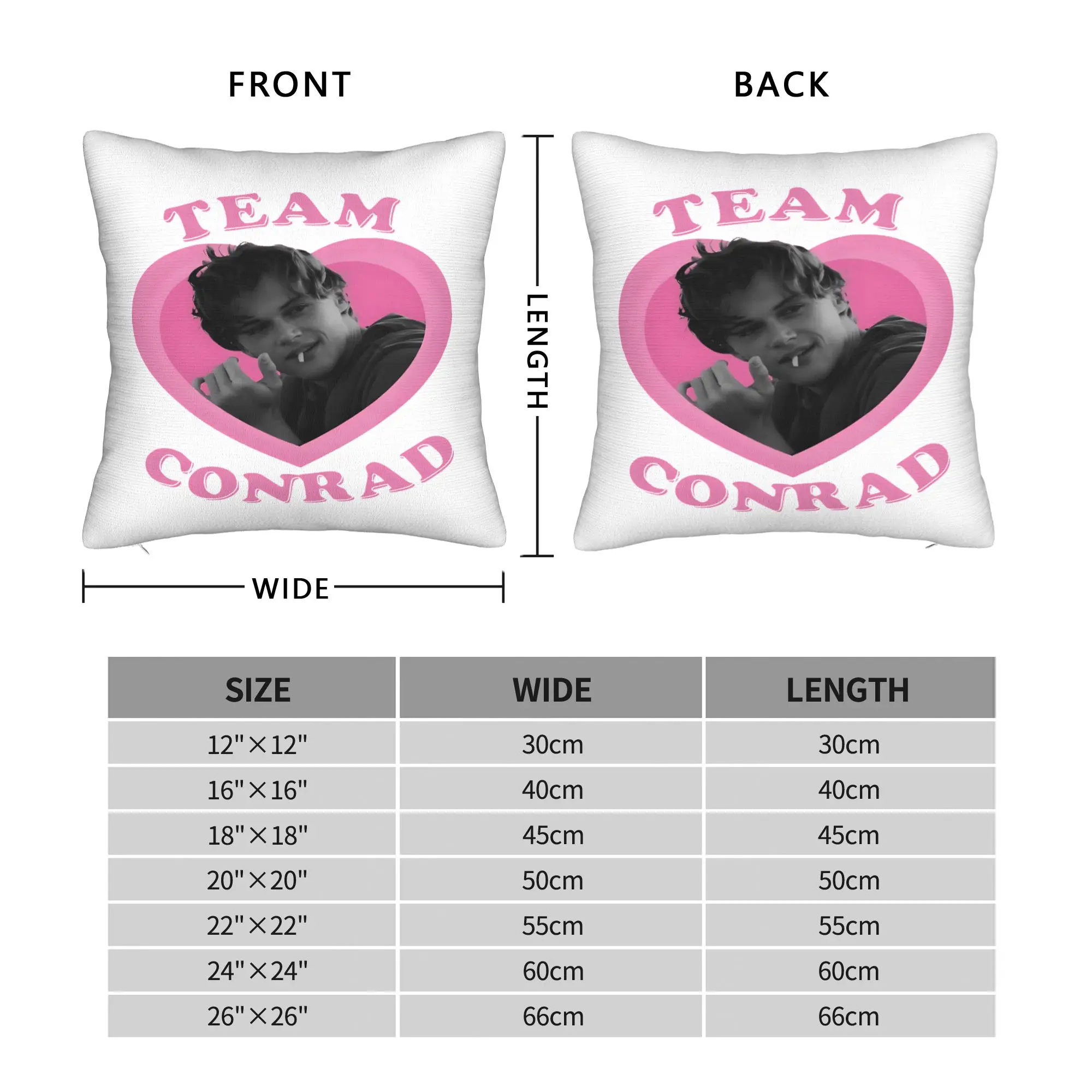 C-Conrad Fisher Pillow Case  Soft Pillow Cover For Living Room Chair Novelty Cushion Cover
