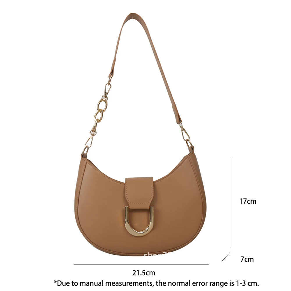 Fashion Underarm Bag for Women Simple Solid Color Single Shoulder Small Square Bag 2024 New Trendy Shopping Lady Handbags