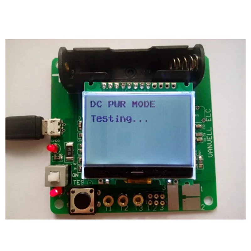 

T35C MG328 Тестер транзисторов для измерения индуктора-конденсатора DIY MG328 Многофункциональный с тестовой линией