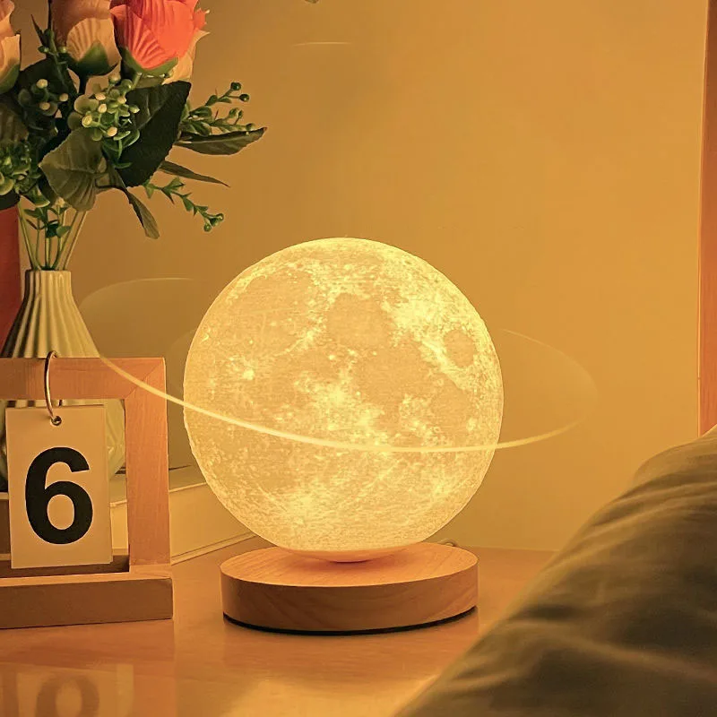 10-20CM Tri Color Non Rotatable Moon Light Moon Planet Starry Sky Light Bedroom Light Bedhead Atmosphere Light Tab