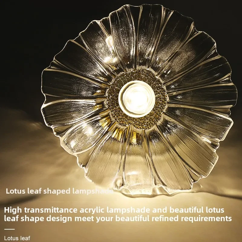 

Modern and Simple Ceiling Light for Corridor and Balcony, with Lotus Leaf Design, LED Flush Mount Hallway Lights