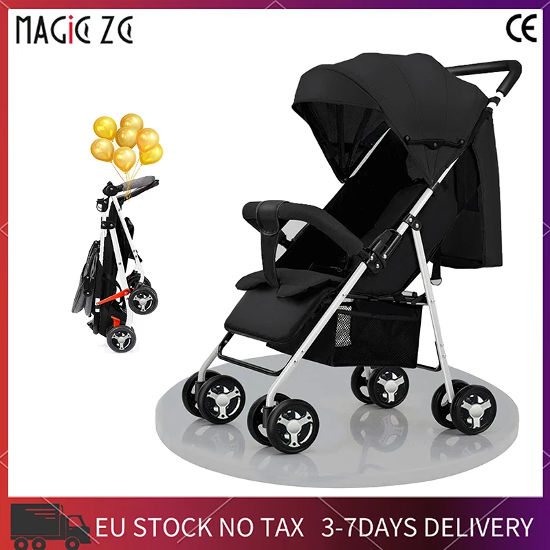 Stroller for newborn 2 IN 1 Lightweight Baby Strollers with four wheels  Easy Folding Travel Stroller Pushchair