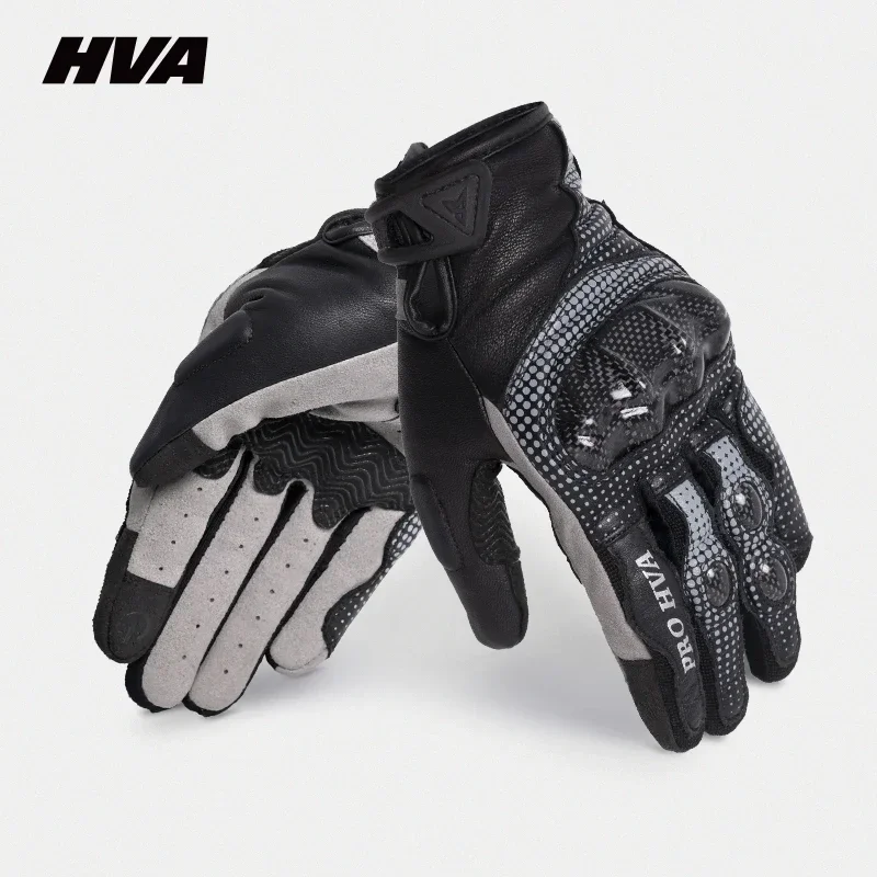 

Men motorcycle racing leather gloves summer breathable motorbike Guantes Moto motocross riding cycling gloves offroad protective