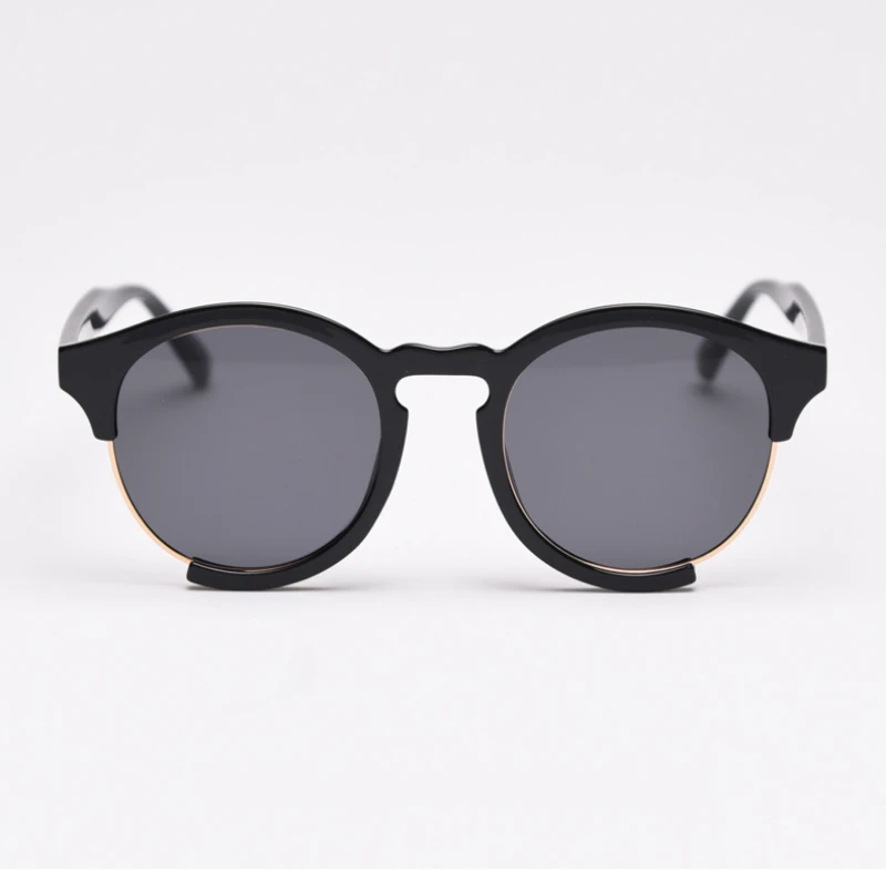 2024 Fashion Polarized Sunglasses Men Designer Brand Retro Elliptical Frame Personalized UV400 Women Driving Acetate SUN GLASSES