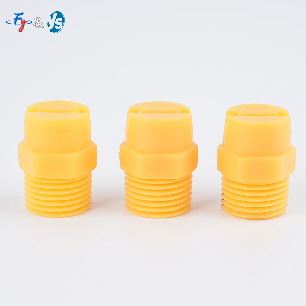 Plastic Flat Fan Spray Nozzle 1/8" 1/4" 1/2" High Pressure Industrial Cleaning Washing Dust Removal Sprayer Head
