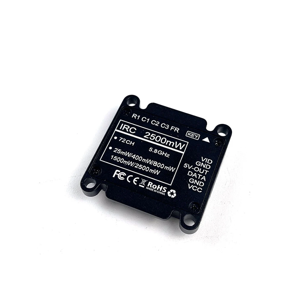 5.8G 2.5W VTX Video Transmitter MMCX Antenna Connector Pitmode 25mW 400mW 800mW 1.5W 2.5W for FPV Long Range RC Quadcopter Plane