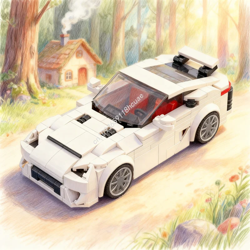 

351 шт. MOC Lexus LFA City Champions Модель Строительные блоки Архитектура Творческое образование Рождественские подарки Игрушки Идея для детей