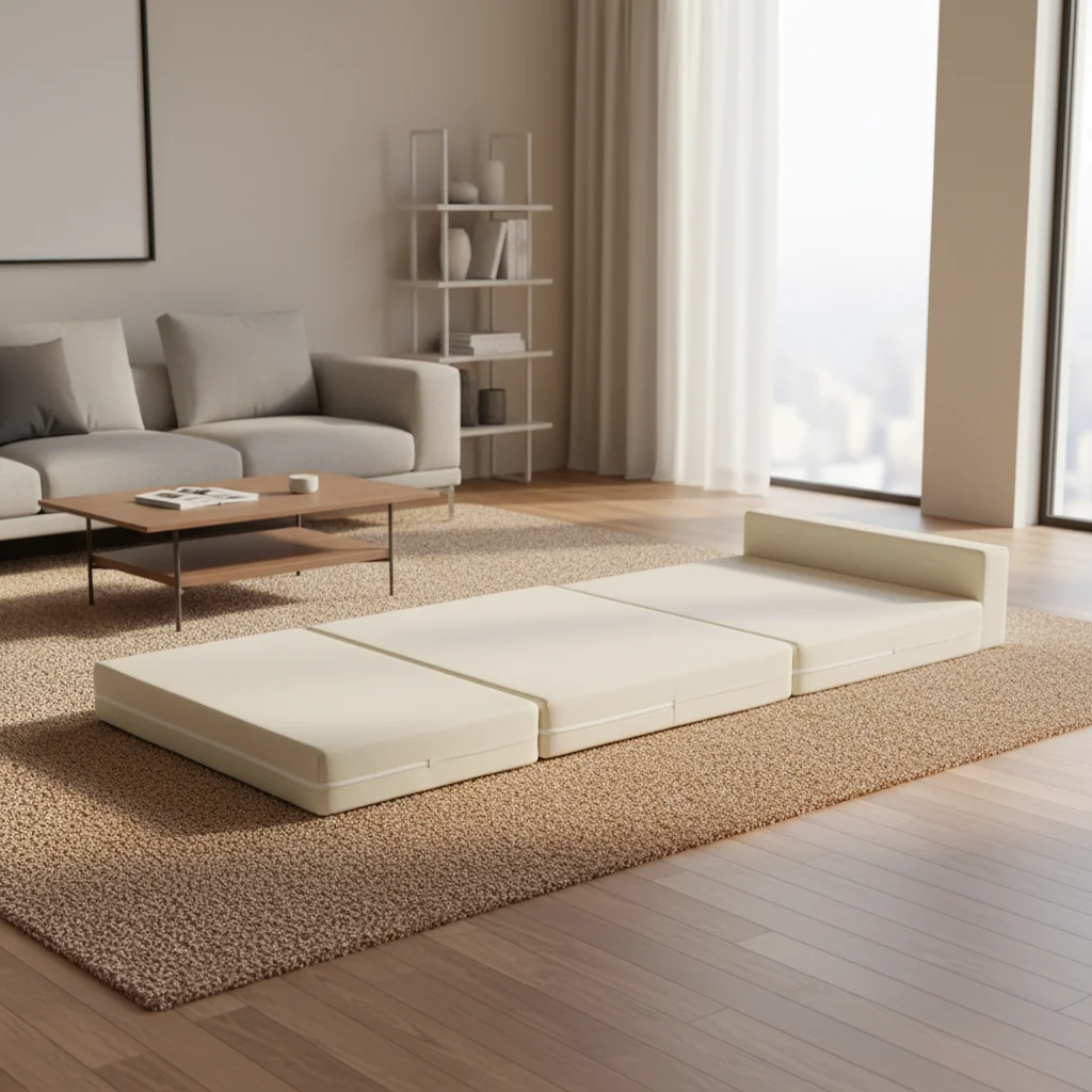 

High Support Washable Comfortable Foldable Polymer High Rebound Vermicelli Poe Breathable Mattress