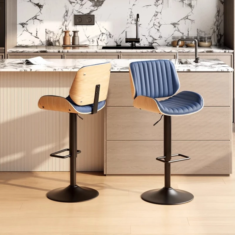 

Comfortable Replacement Bar Chair Light Throne Japandi Leopard Bar Chair Irish Table Chaise De Bar Cuisine Nordic Furniture