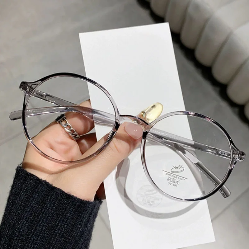 Neuer ultraleichter TR90 japanischer Damen-Trendspiegel mit rundem Rahmen. Vielseitig für den täglichen Gebrauch. Ein Must-Have für den Straßenstil