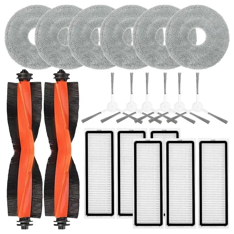 Y51A-4X Voor Xiaomi S20 Plus S20 + Robot Stofzuiger B108GL Onderdelen Belangrijkste Zijborstel Hepa Filter Mop Doek Accessoires