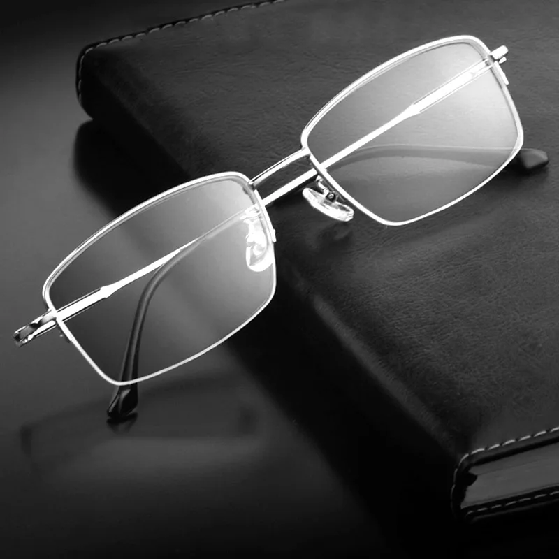 

Men Reading Glasses Metal Full Frame Reading Glasses +1 To +4.0 Women Magnifying High Definition Presbyopic Eyewear