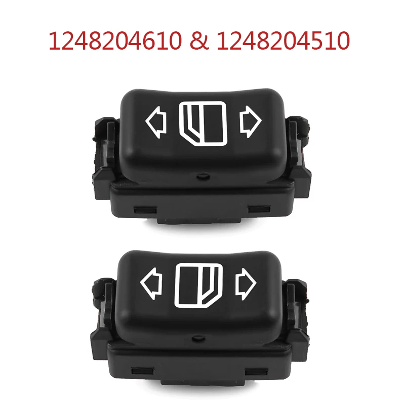 2X Console Schakelaar Ruitbediening 1248204510 1248204610 Voor Mercedes Benz C124 W124 S124 W201 W124 W463 W126 C126 300CE 230CE 300E