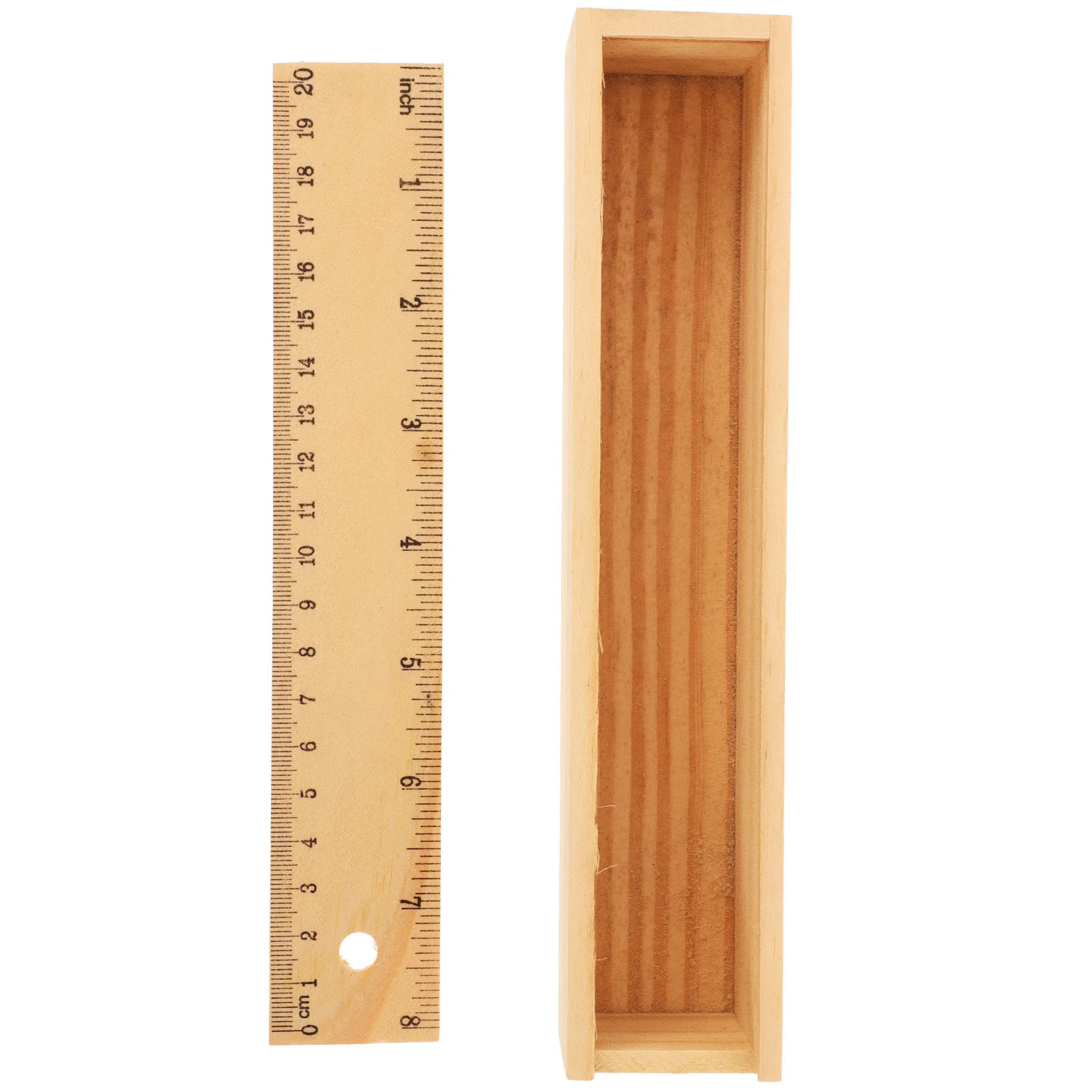 Scatola per cancelleria Astuccio per matite resistente all'abrasione in materiale di legno Design semplice per riporre l'ufficio scolastico Organizzatore di grande capacità