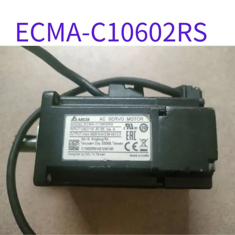 Used ECMA-C10602RS Delta servo motor 200W Test OK Fast Shipping