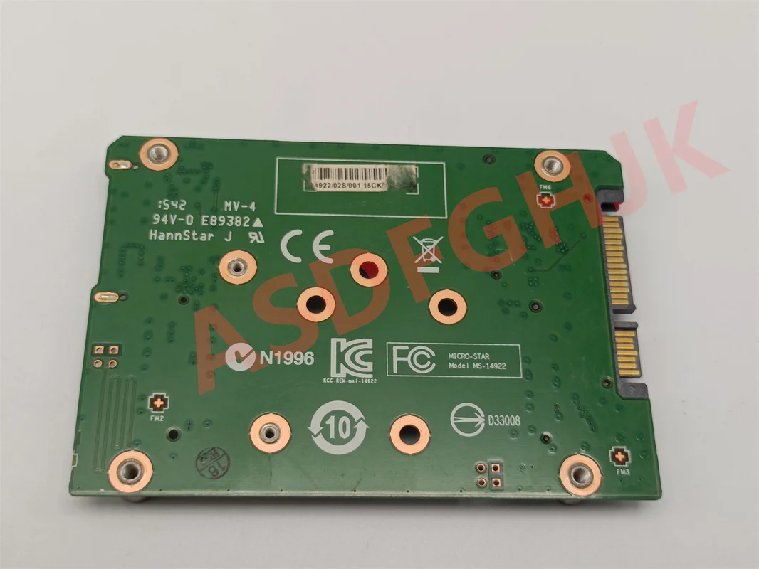 FOR MSI GE40 ADATTORE SATA TO MSATA MS-14922 VER  2.0 SATA BOARD Tested Fast Shipping