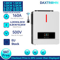 Daxtromn 1KW 3KW 4.2KW 6.2KW 8.2KW 10.2kW Solar Hybrid Inverter 12V 24V 48V 220V 500VDC 160A MPPT Pure Sine Wave Solar inverter