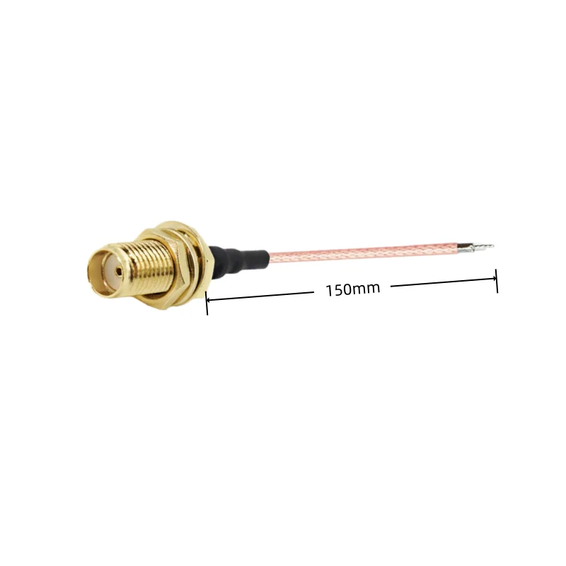 PIN Connector to SMA Male & Female RF Cable RG178 150mm L150 for WIFI GSM 3G 4G 6G Radio Frequency Devices