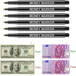 Money Counterfeit Detection Pen Counterfeit Bill Detector Pen Marker Protect Business from Fraudulent Bill Money Detector Pen