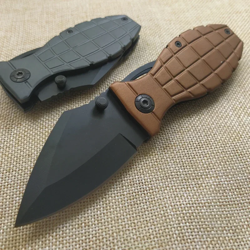 Neue Damaskus Jagd 58HRC Hohe Härte 440C Klinge Edelstahl Griff Klappmesser Outdoor Camping Überleben Messer EDC Werkzeug