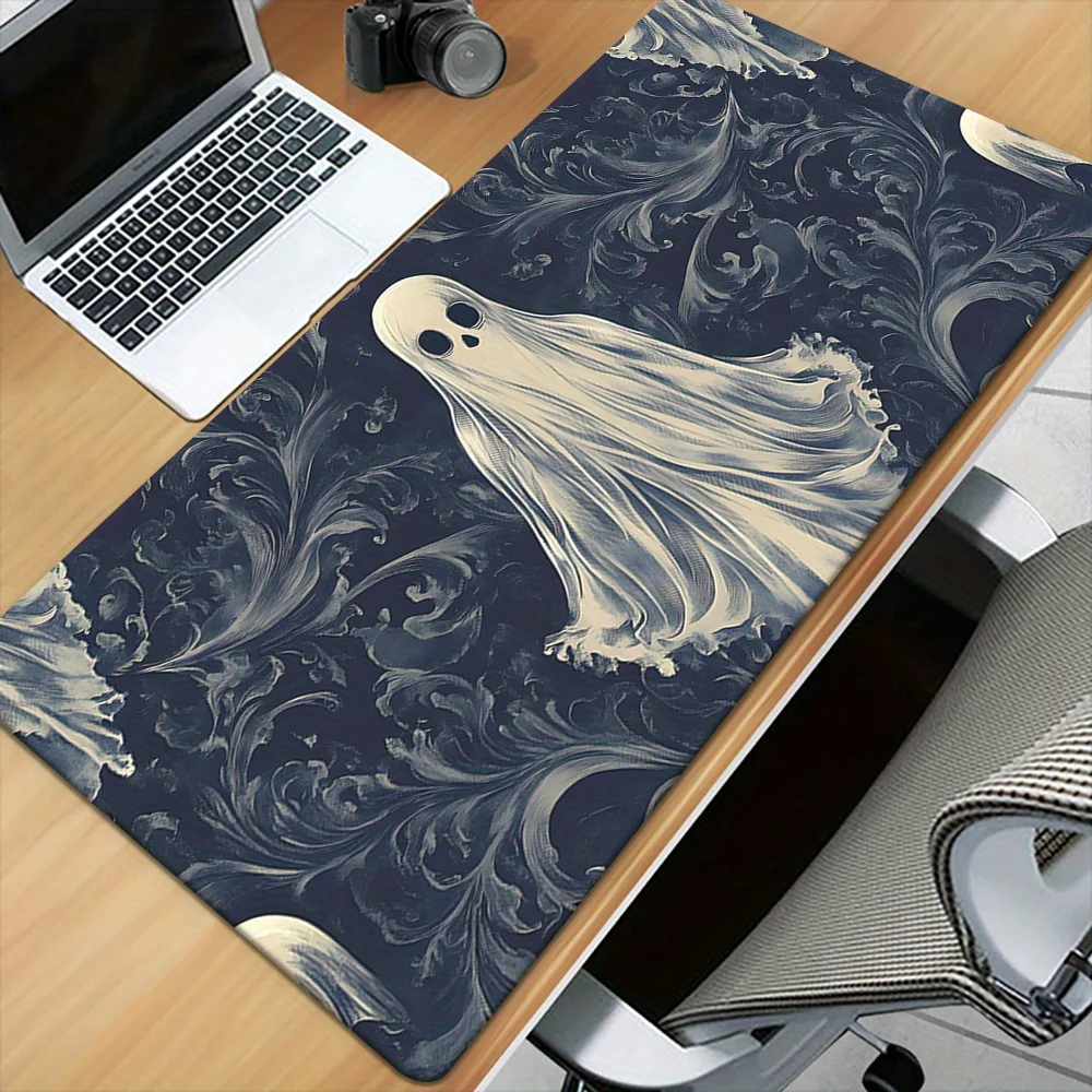 

Винтажный готический коврик для стола с изображением призрака - Большой коврик для мыши в стиле барокко с изысканным декором, нескользящий, водонепроницаемый