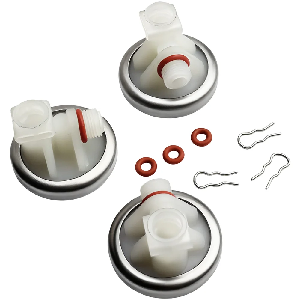 3pcs Pressure Regulator Valve Assembly for AEG For Siemens For Krups for espresso Machines Water Pulsation Control