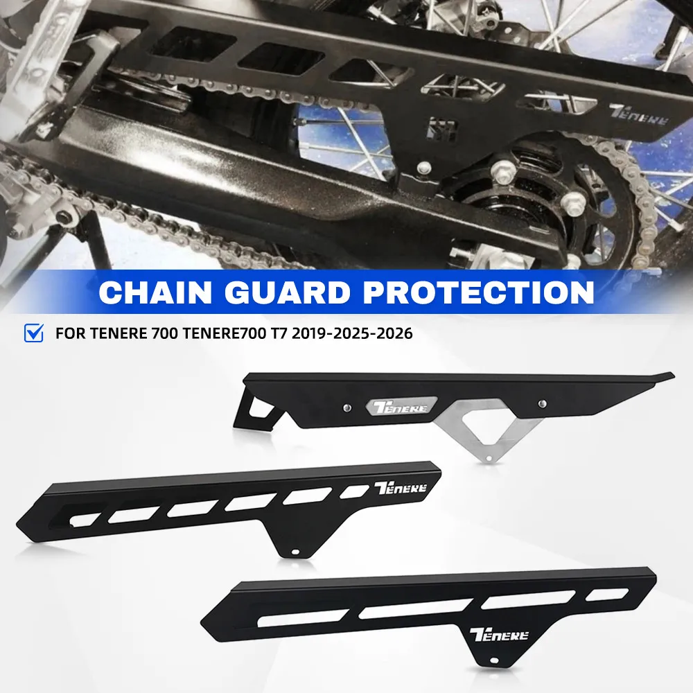 

For Yamaha Tenere 700 Tenere700 T7 2019 2020 2021 2022 2023 2024 2025 2026 Motorcycle Chain Guard Protector Sprocket Frame Cover