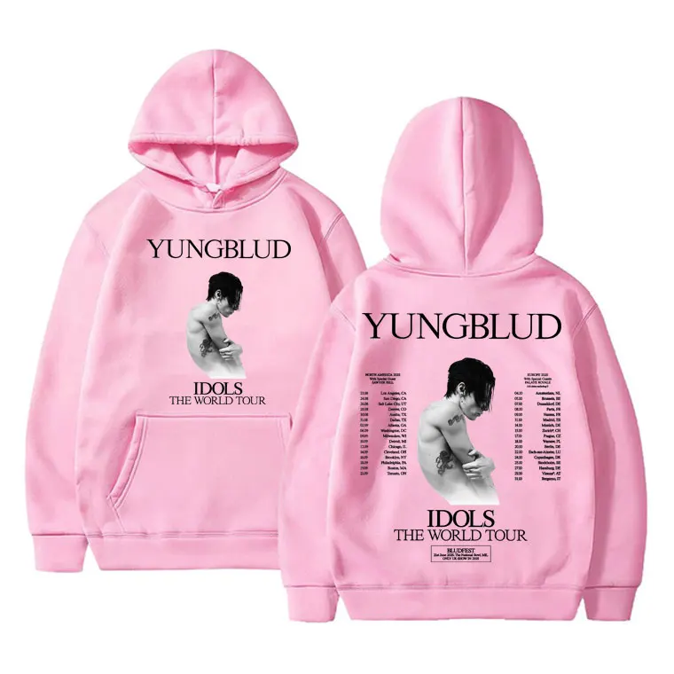 Yungblud IDOLS The World Tour 2025 Hoodie Men Women Alternative Rock Oversized Hooded Sweatshirt Male Hip Hop Vintage Streetwear
