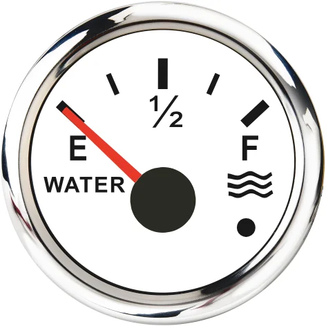 CustomWaterproof 52mm Digitalanzeige Auto Boot Kraftstoffstandsanzeige mit Alarm 0-190 Ohm 240-33 Ohm Kraftstoffstandsensor Öltankanzeige