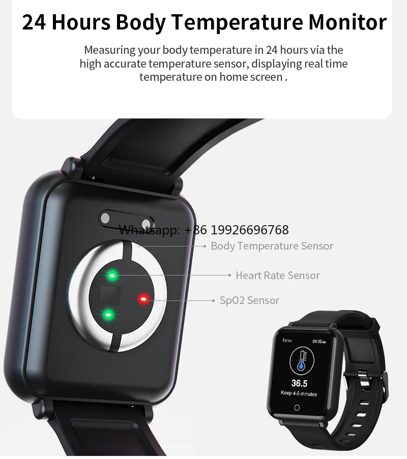 

2022 New Launched Oem Smart Wearable Fitness Band Smart Watch Heart Rate Activity Tracker factory