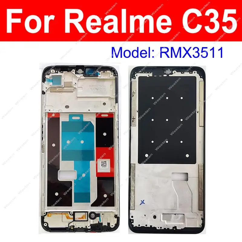 Realme-フレーム付きの交換用フロントガラス,c30,c30s,c31,c33,c35