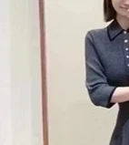 

Женское серое трикотажное платье с воротником, приталенный крой, короткие рукава, элегантное вечернее мини-платье