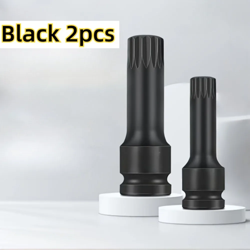 

1/2 inch drive impact integrated batch head sleeve set M12-M14/M16-M18, pneumatic sleeve suitable for automotive maintenance