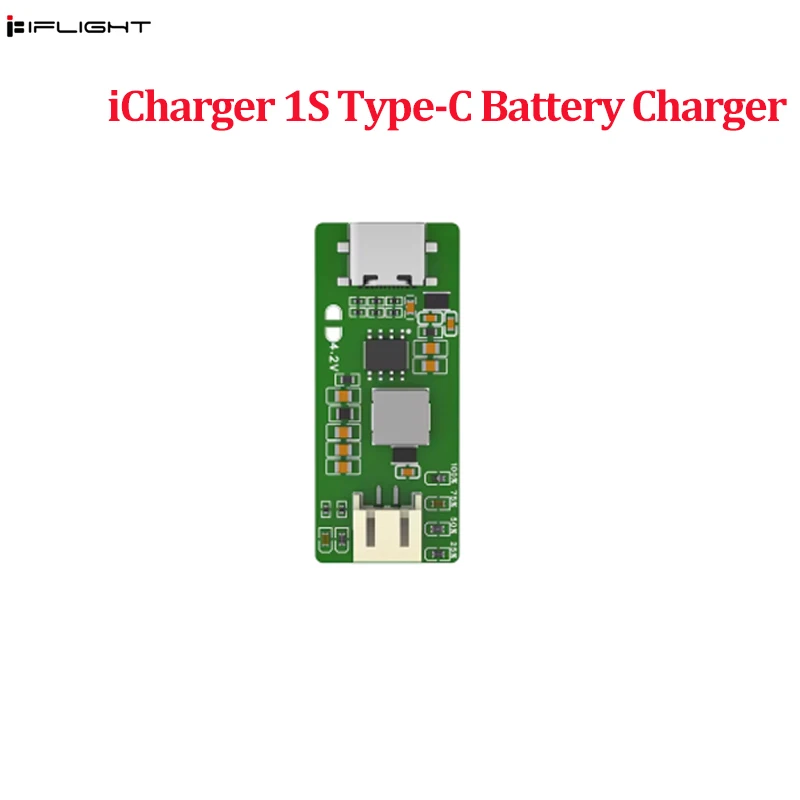 iFlight iCharger 1S Type-C バッテリー充電器 USB電源対応 LiHV 1Sバッテリー FPVパーツ用