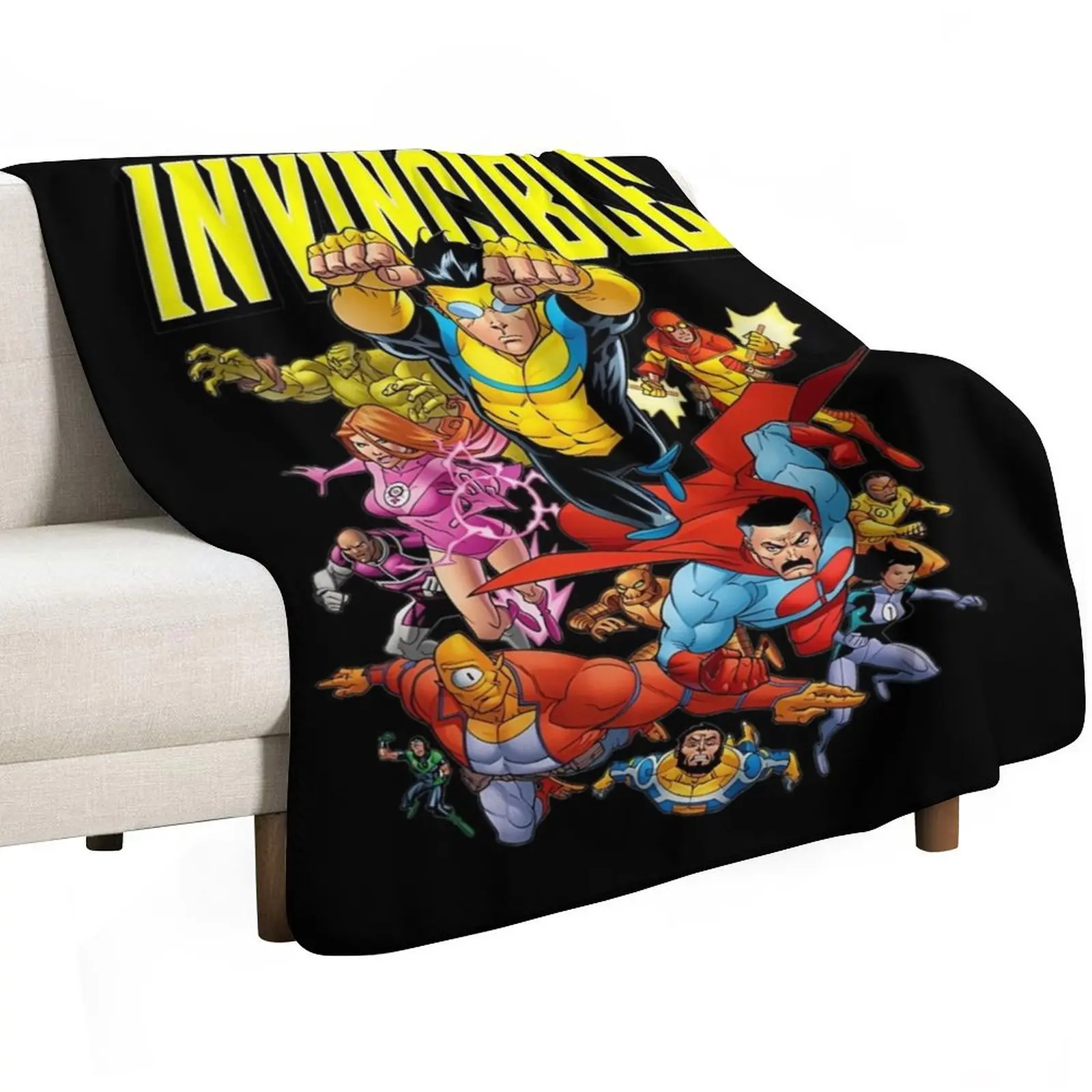 Invincible Invincible Cartoon Throw Blanket Comforter Large Extra Large Throw Soft Big Thermals For Travel Warm Blankets