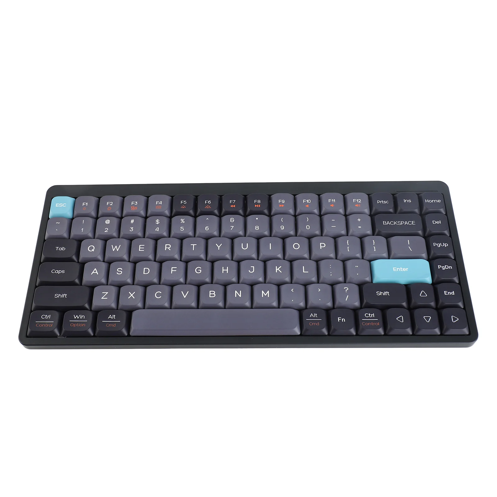 

Wireless Mechanical Keyboard 84 Keys 2.4G+BT5.0+Type C 3 Connections 75% Low Profile Layout Keyboards RGB Light Effect