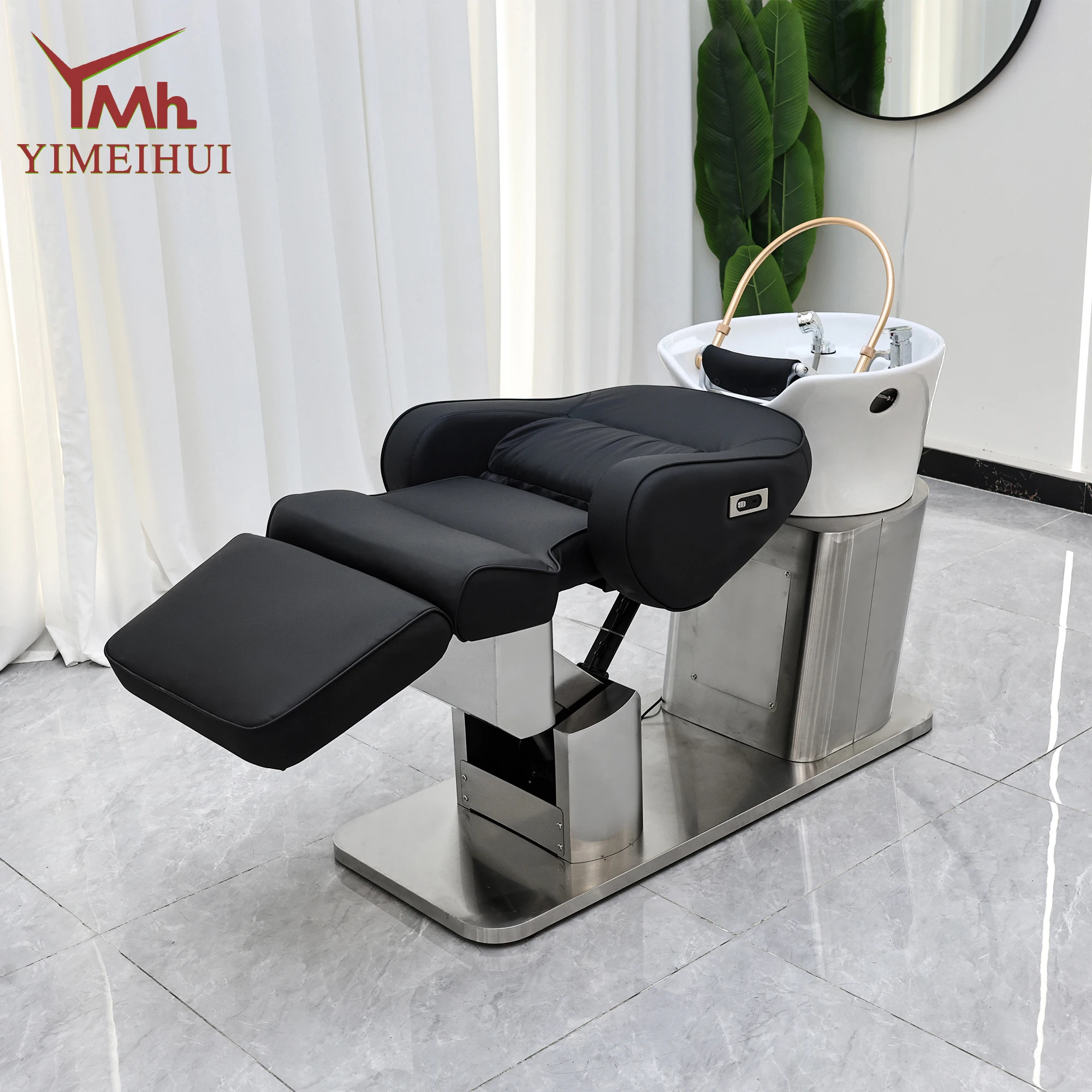 

Full Body Electric Massage Shampoo Chair Salon Head Spa Hair Wash Steam Circulating Massage Bed for Salon
