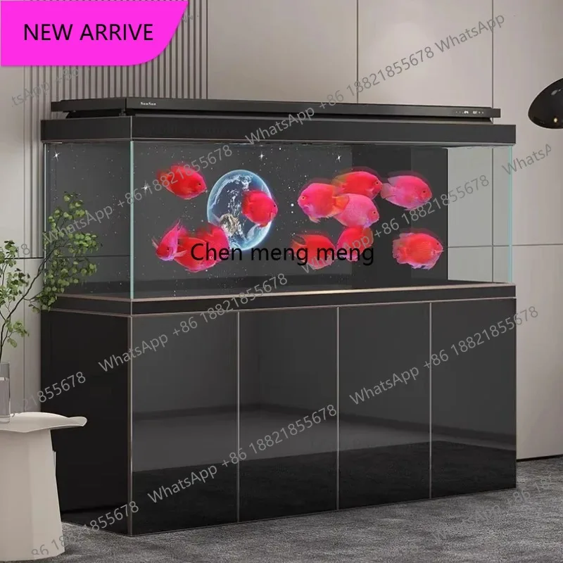 

CC New Style Fish Bowl Aquarium Simplicity Fish Farming Equipment Floor Aquarium Ecology Customizable Furniture El Acuario