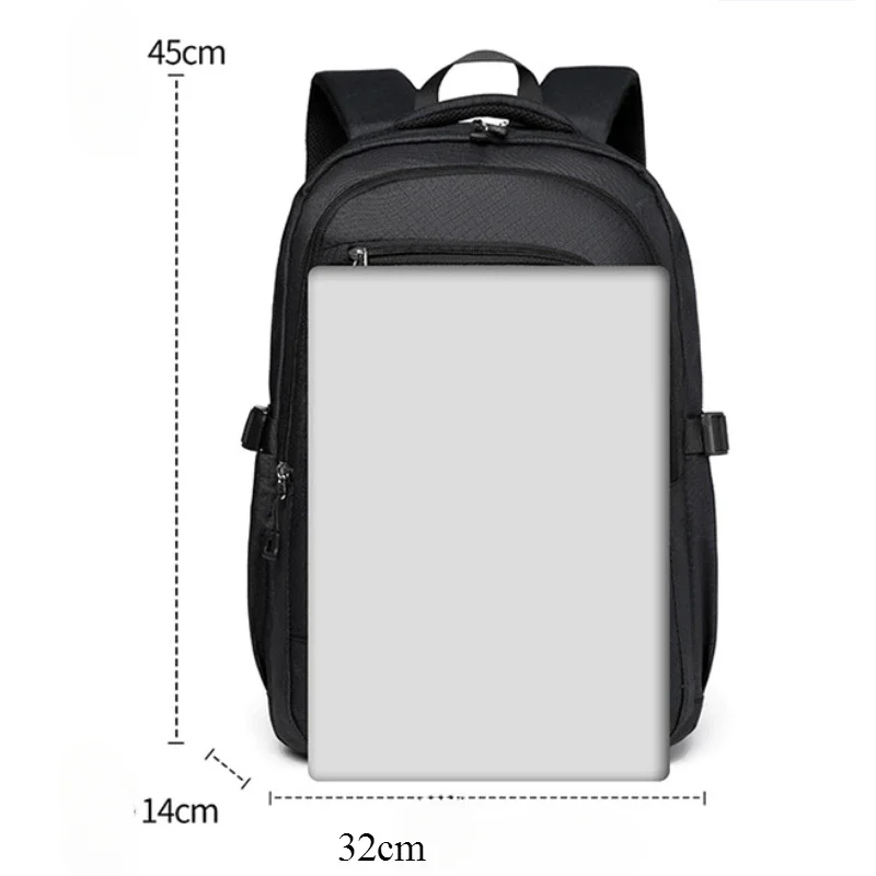 Men And Women 15.6 inch Large-capacity Leisure Backpack, Simple And Fashionable Computer Backpack, Travel Backpack ﻿