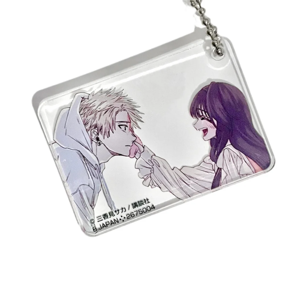 

The new style of flowers is resplendent Anime Cosplay Keychain Acrylic Pendant Keyring Key Chain Bag Accessories Gift