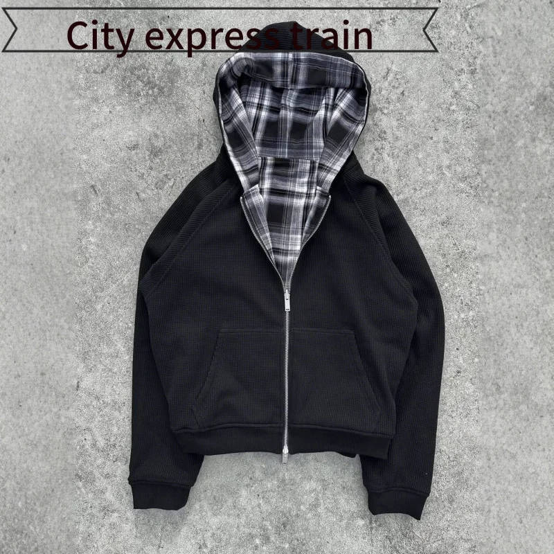 

Универсальные свободные длинные брюки с вышивкой в виде букв и клетчатым узором, удобные спортивные штаны для мужчин и женщин