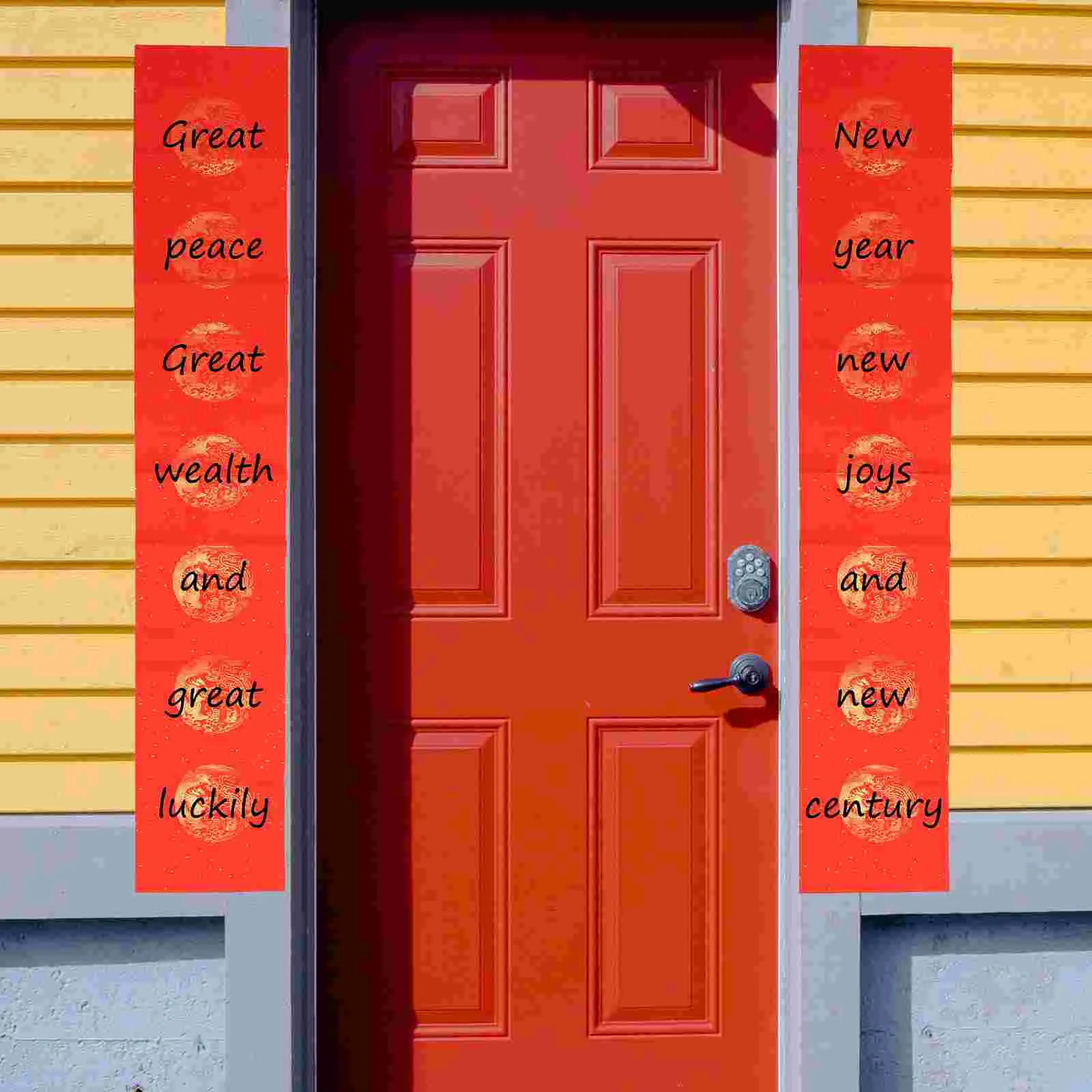 

Calligraphy Paper Handwritten Couplet DIY Blank Xuan Character Door Fu Wall Sticker