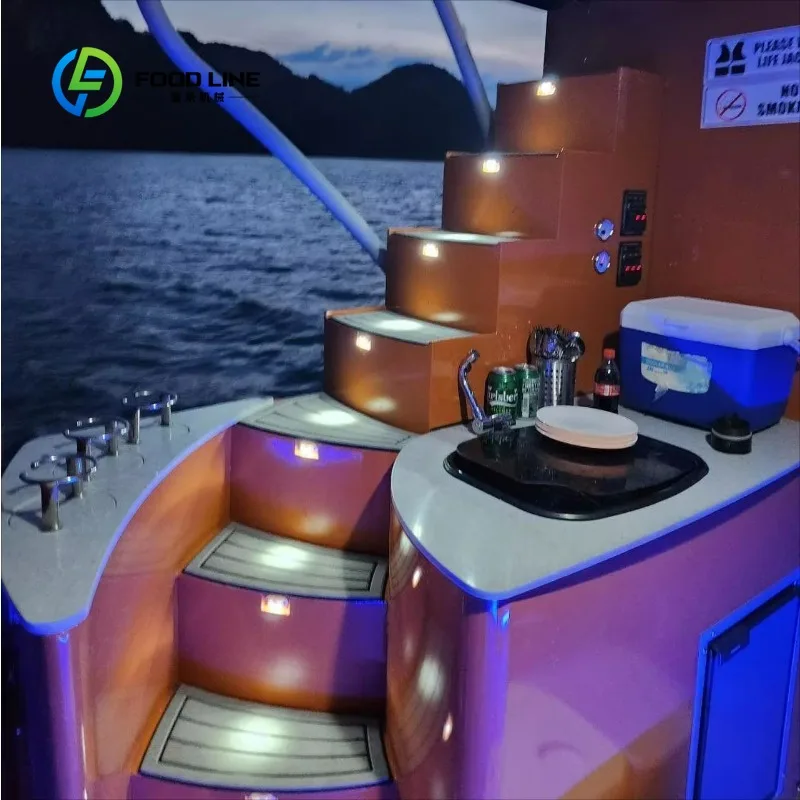 FL Customized Wholesale New 30ft Aluminum Double Decker Pontoon Yacht Outboard Engine Included For Lake Fishing Entertainment